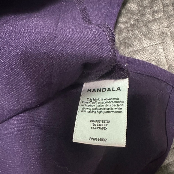 Purple Mandala Scrub Top - Picture 3 of 4